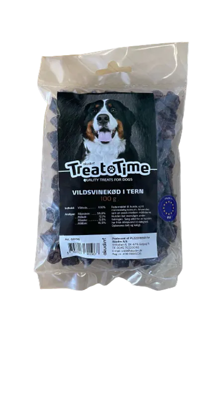Treat Time Villsvinkjøtt I Terninger 100g